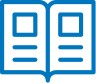 Icon of an open book
